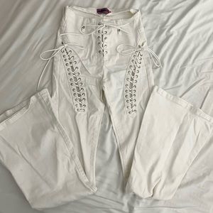 Edikted Tie-Up Pants